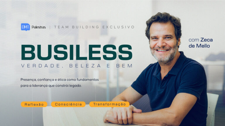 Team building exclusivo Busiless com Zeca de Mello