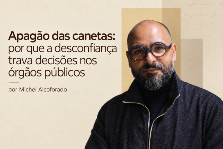 Michel Alcoforado, palestrante da DMT, fala sobre apagão das canetas e confiança institucional no setor público